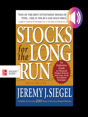 cover image of Stocks for the Long Run